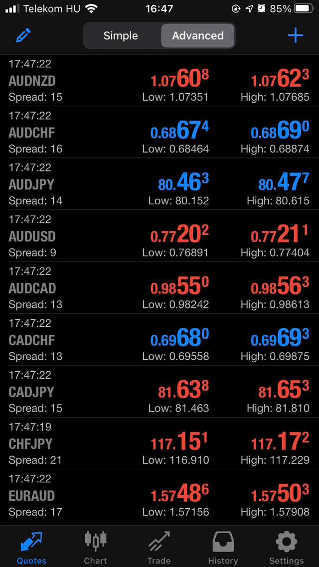 IG mobile app screenshot 1