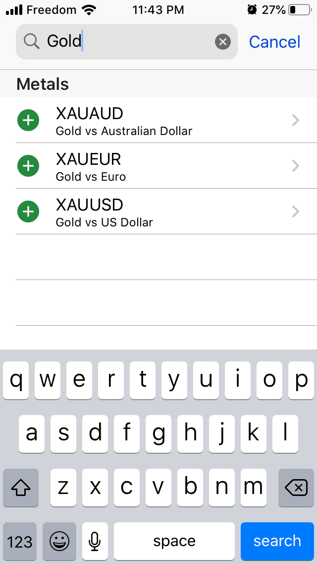 IC Markets mobile app screenshot 2