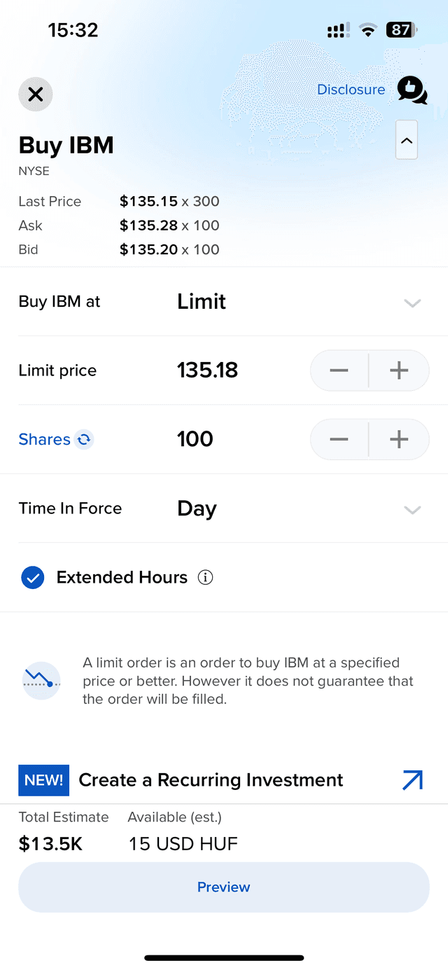 Interactive Brokers mobile app screenshot 3