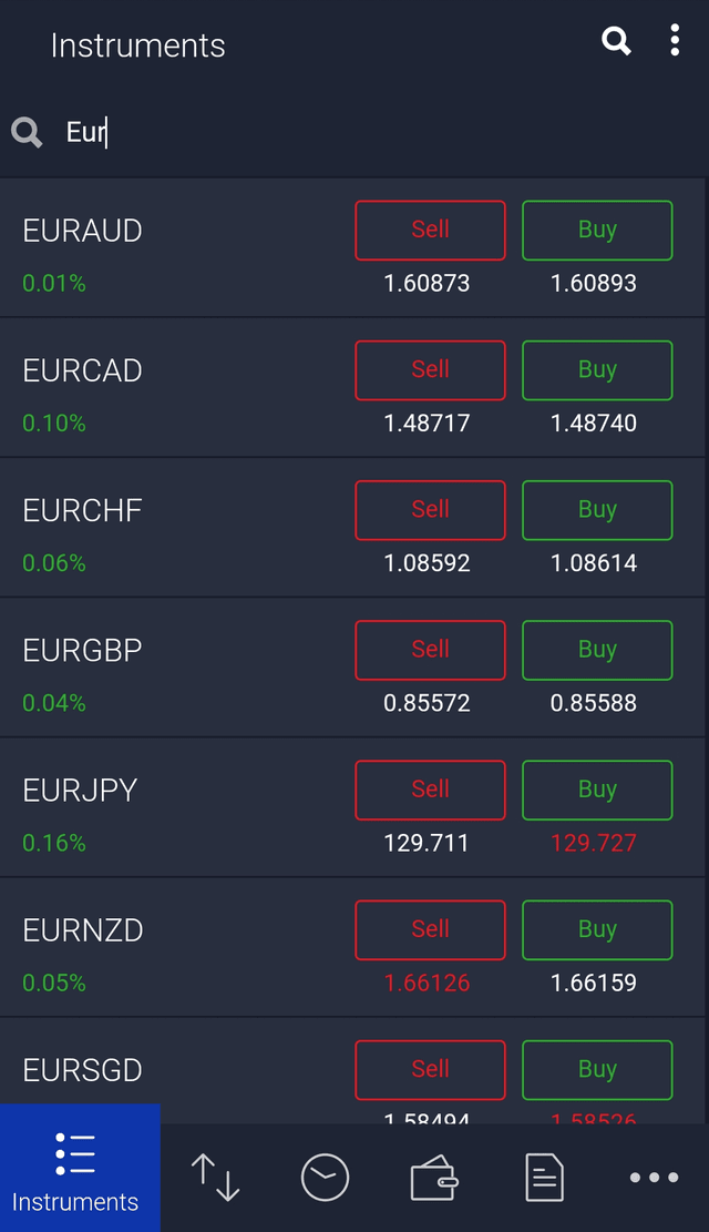 Moneta Markets mobile app screenshot 2