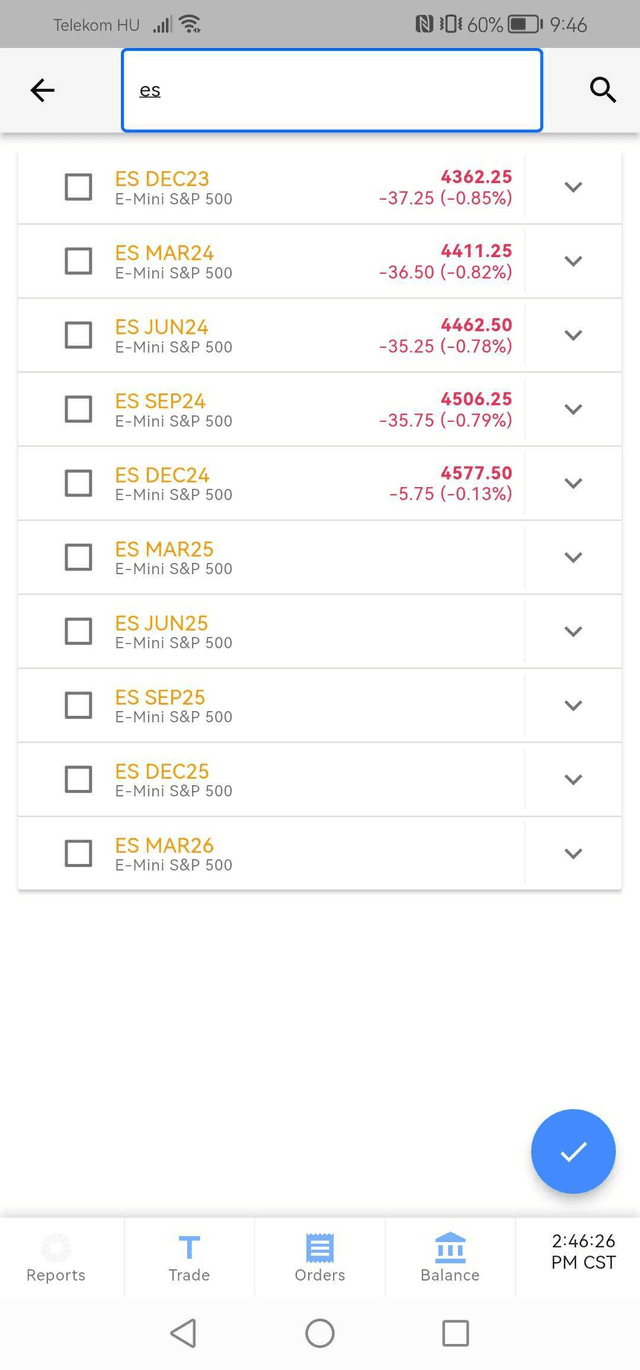 NinjaTrader mobile app screenshot 2