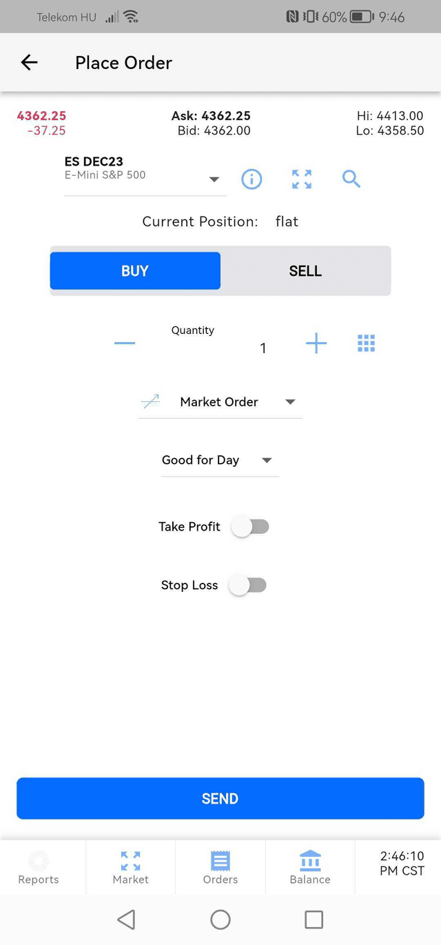 NinjaTrader mobile app screenshot 3