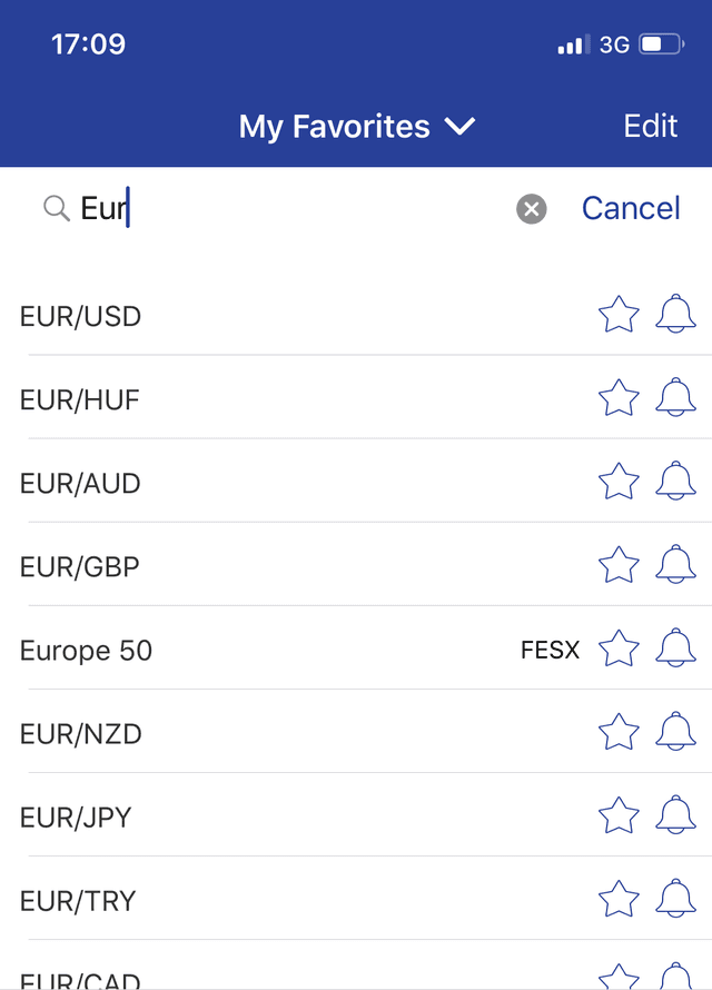 Plus500 mobile app screenshot 2