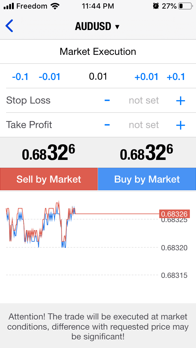 IC Markets mobile app screenshot 3